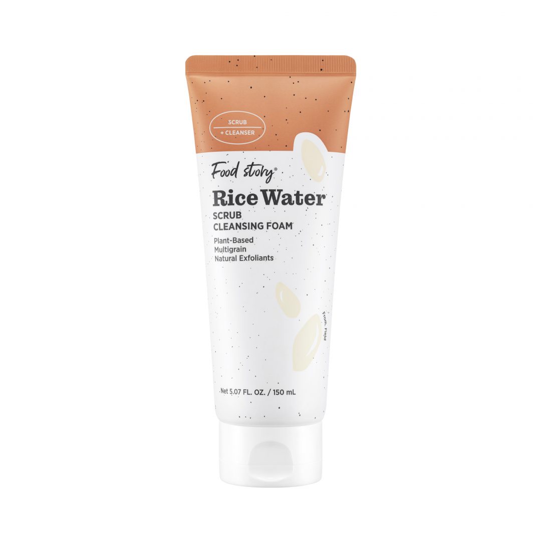 RICE WATER SCRUB CLEANSING FOAM_F